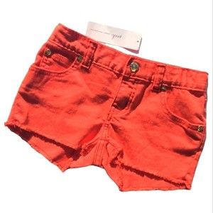 Peek Girls 6 year Red Jean Short